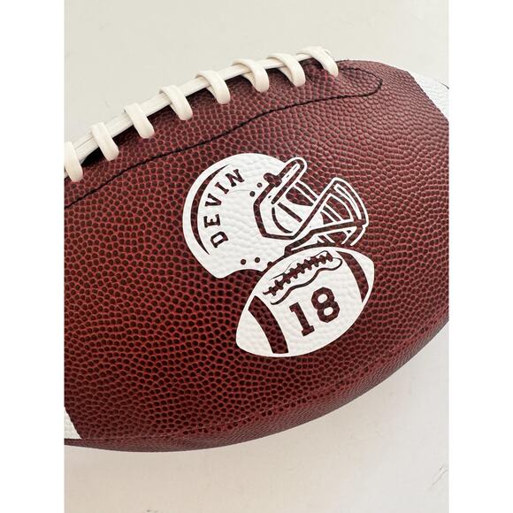 Custom Football Personalized Name & Number & Color Team Gift Coach Gift Player - Picture 2 of 9